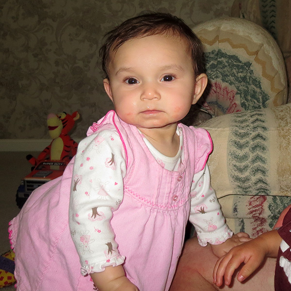 Tanya at seven months