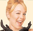 Lohan winking