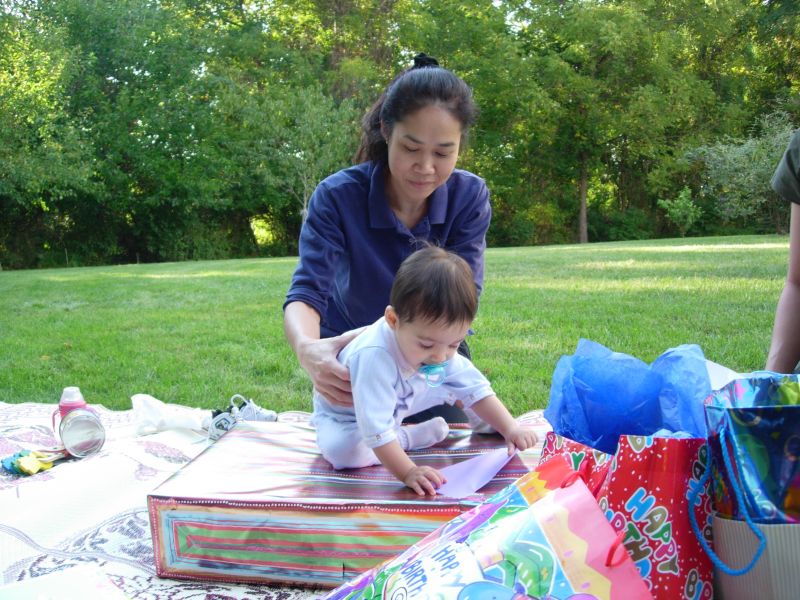 Tyler's First Birthday Party, September 1, 2007