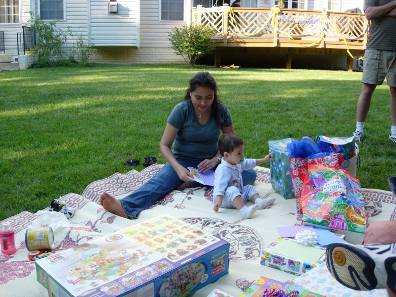 Tyler's First Birthday Party, September 1, 2007