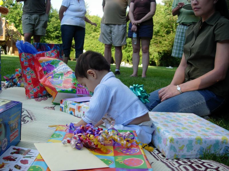 Tyler's First Birthday Party, September 1, 2007