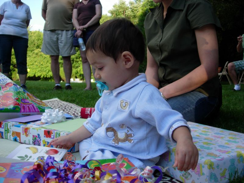 Tyler's First Birthday Party, September 1, 2007