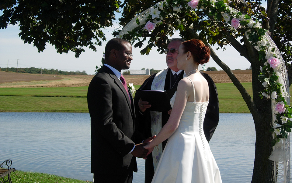 Tim and Sarah's wedding, October 11, 2008