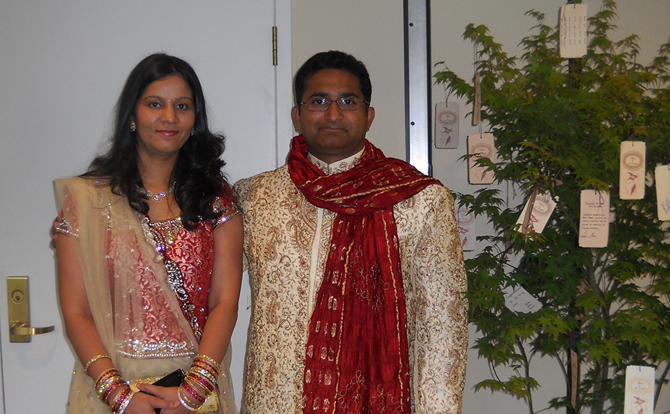 Indrani and Laxman's wedding: June 2012