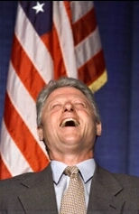 Bill Clinton laughing