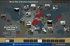 ABMC World War II Interactive Timeline
